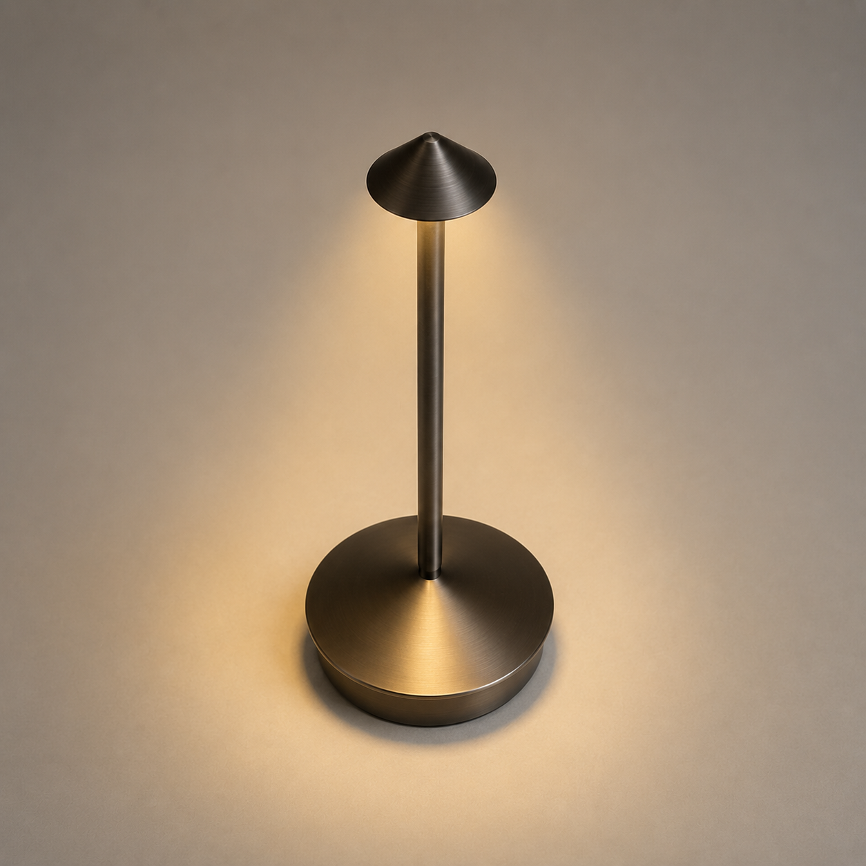 Cordless Cone Table Lamp