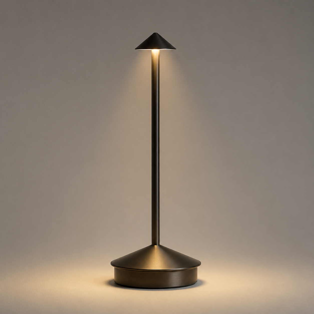 Cordless Cone Table Lamp
