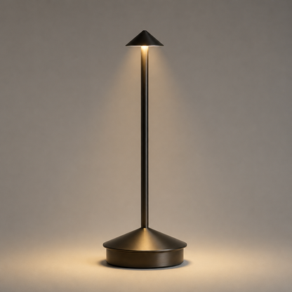 Cordless Cone Table Lamp