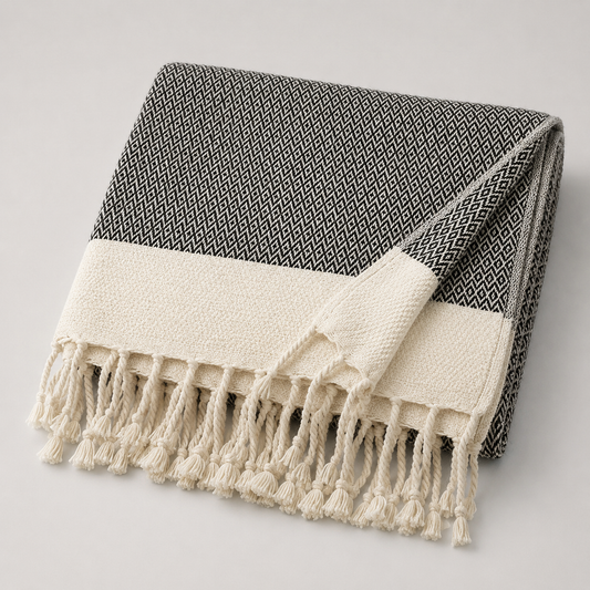 Cozy Knit Throw Blanket